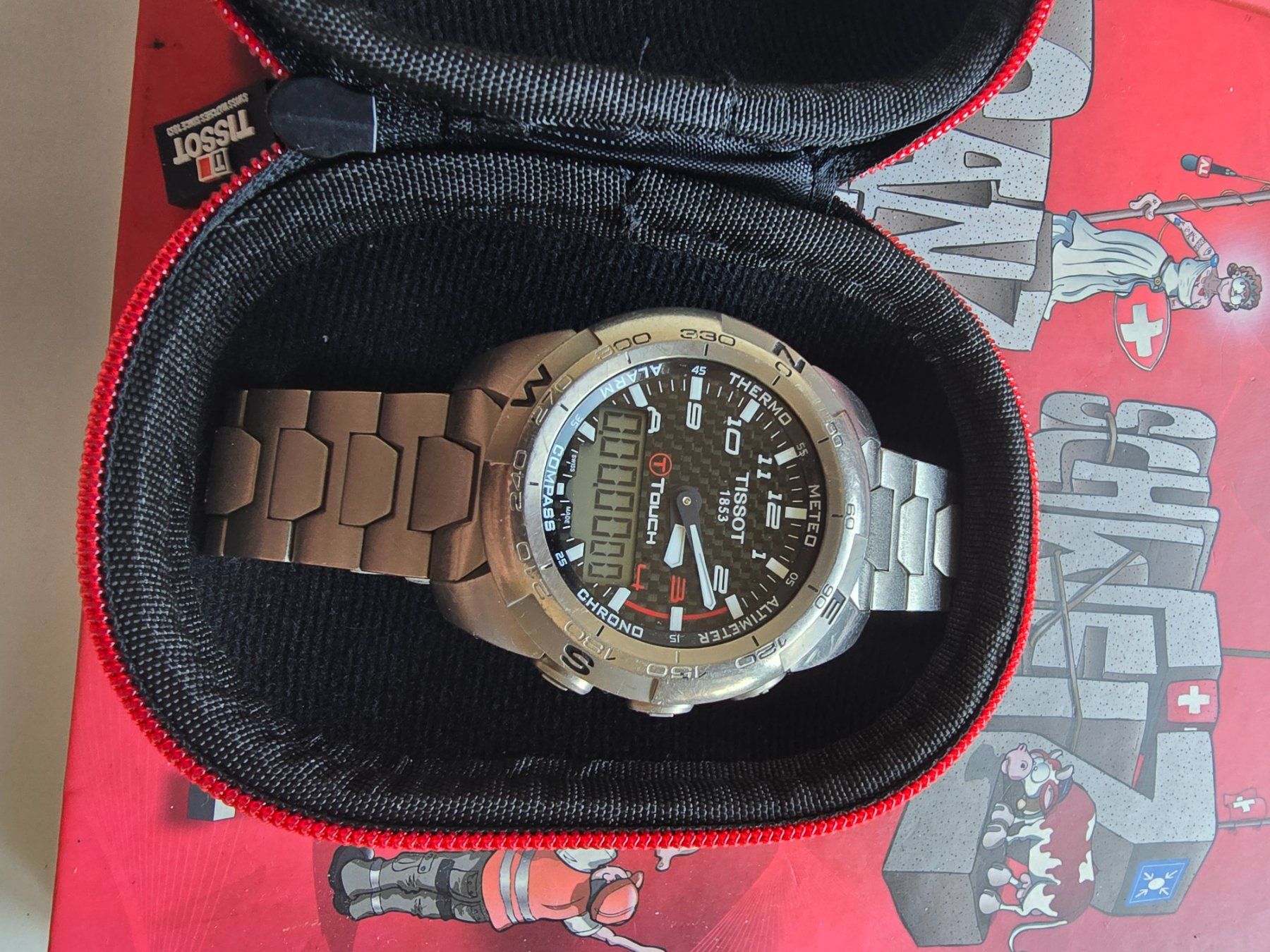 Tissot Uhren: Tissot TTouch Expert Titanium Jumbo mit Servicebox – Gebraucht aus Muri AG von Corredor 9