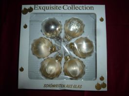 5 Weihnachtskugeln Christbaumschmuck Mundgeblasenen Kugeln