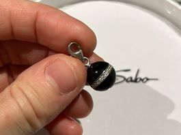 Thomas Sabo Charm - Kugel schwarz mit Zirkonia 🖤💎