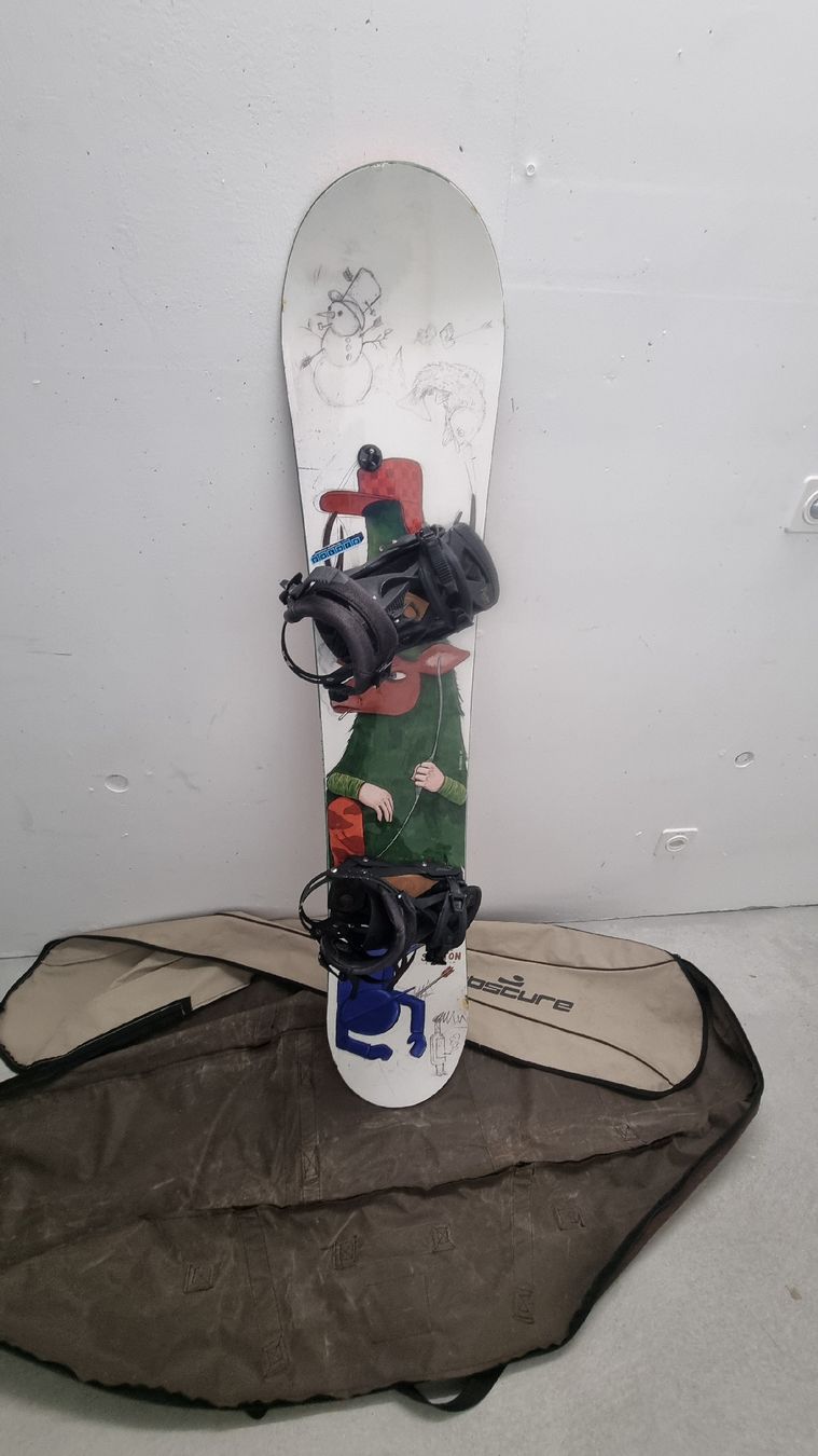 Board: Snowboard 156xm inkl. Bindung – Usato da Uster venduto da LaffyTaffy 1