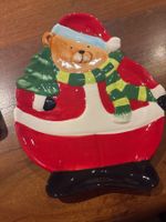 Weihnachtsteller Bärli Keramik Weihnachtsdeko Teller Deko...