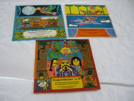 3x Vinyl ex libris CH Dialekt Kasperlitheater 5 8 20