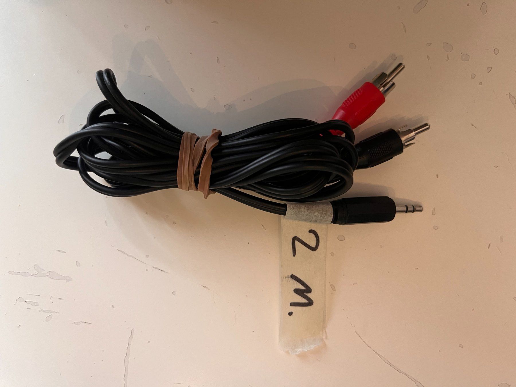 Cavi: Mini-Jack (Aux) to Cinch 2 Meter – Usato da Bern venduto da PJB