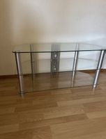 TV-Möbel aus Glas mit 3 Ablagen