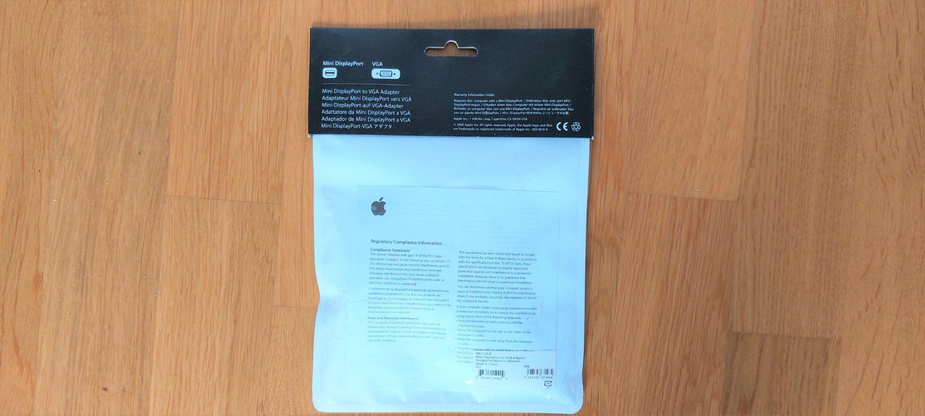 Apple Unità & Adattatore: Original Apple Mini DisplayPort to VGA Adapter – Nuovo e nell'imballaggio originale da Ipsach venduto da Kok5 2