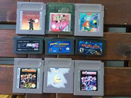 Nintendo Game Boy und Advance Spiele 9 Stücks