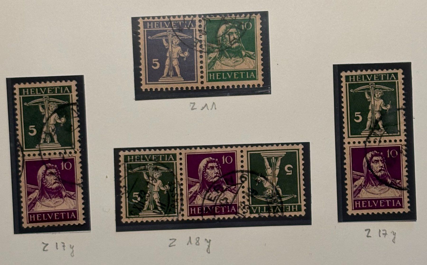 Alle Briefmarken: LOT SCHWEIZER BRIEFMARKEN 1919-1921 – Gebraucht aus Ostermundigen von Heavenmaus75 1