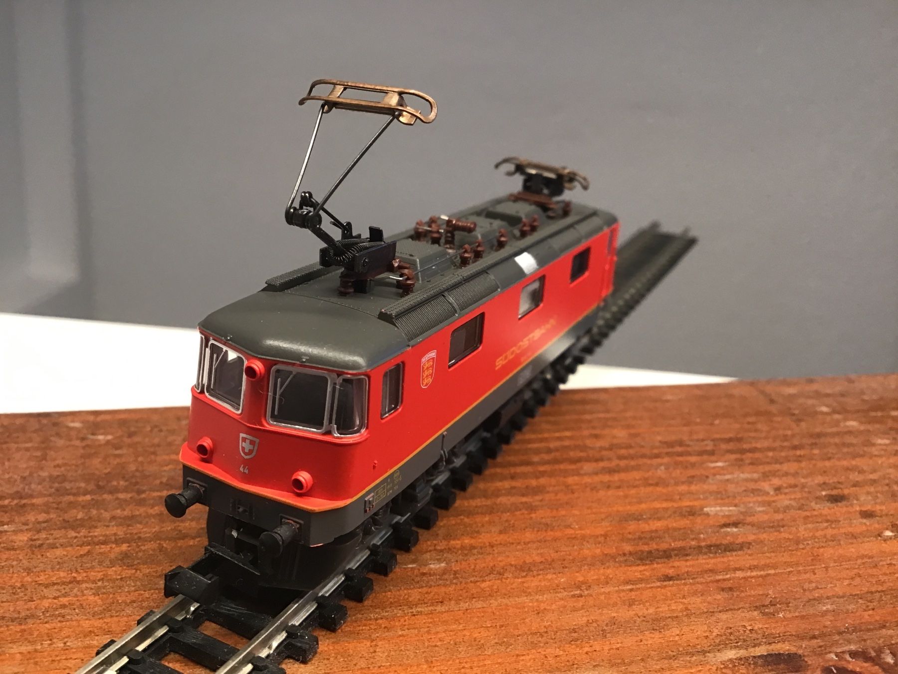Fleischmann Modellini di ferrovie: FLEISCHMANN N SBB Ae 4/4 II, Südostbahn, – Usato da Männedorf venduto da Spezial-Modelle 1