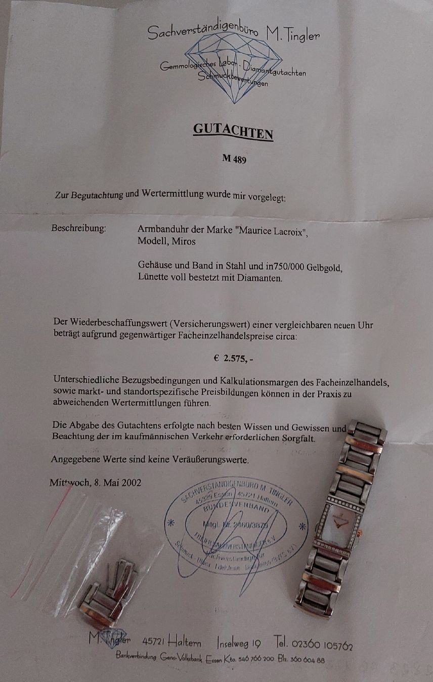 Maurice Lacroix Orologi: Uhr Maurice Lacroix – Usato da Unterägeri venduto da SaLeuen 1
