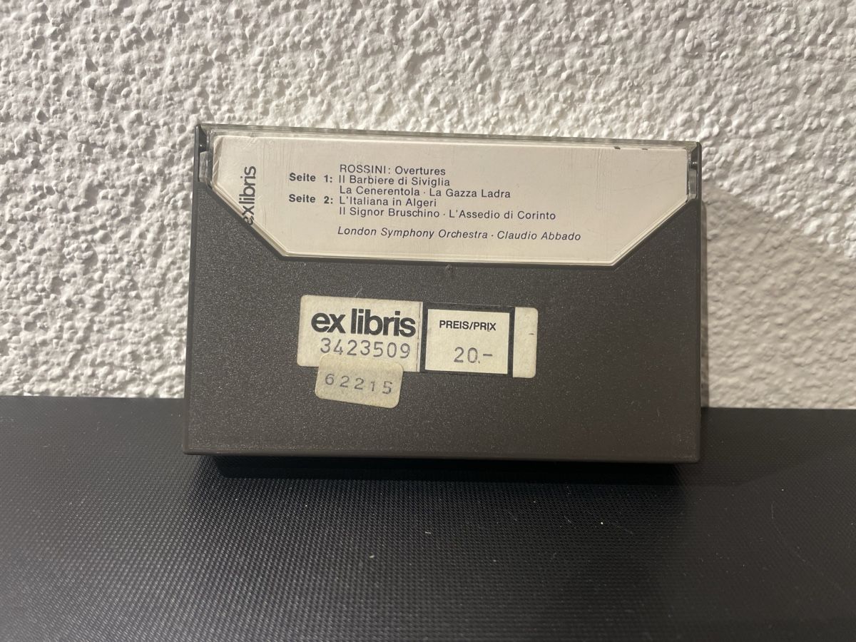 Musicassette: Kassette: Gioacchino Rossini Ouvertüren - Ex Libris – Usato da Sargans venduto da Didis 1