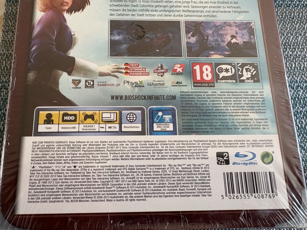 Sony Spiele: PS3 bioshock infinite sonderedition – Neu und originalverpackt aus Herzogenbuchsee von warrior77 2