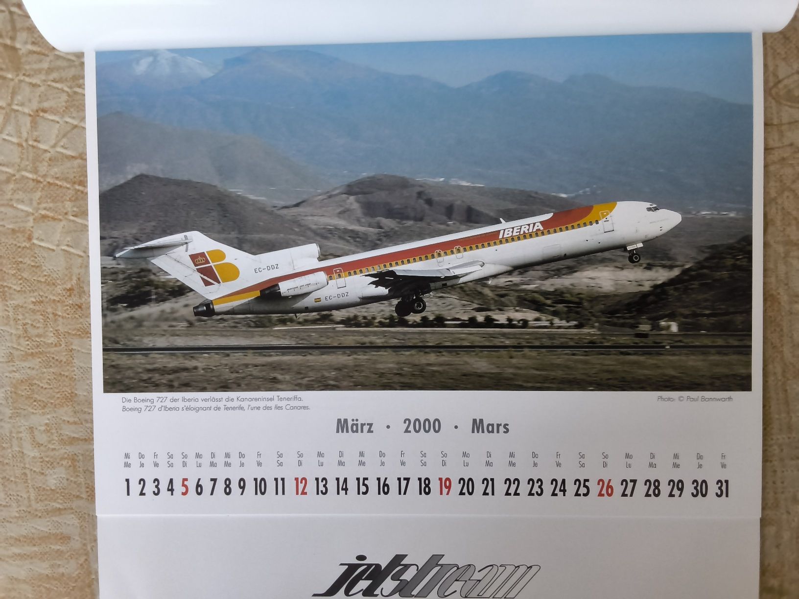 Calendari: 2er Set Bilderkalender 2000/2001 Jetstream – Usato da Hallau venduto da histoiremerveilleuse 5