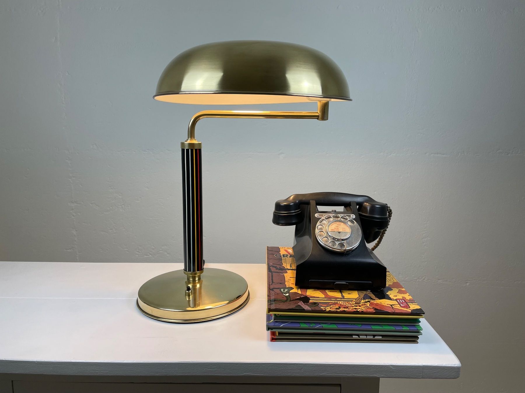Amba Lampade: Vintage lamp renewed Alfred Müller AMBA BASEL – Usato da Genthod venduto da lightyear63