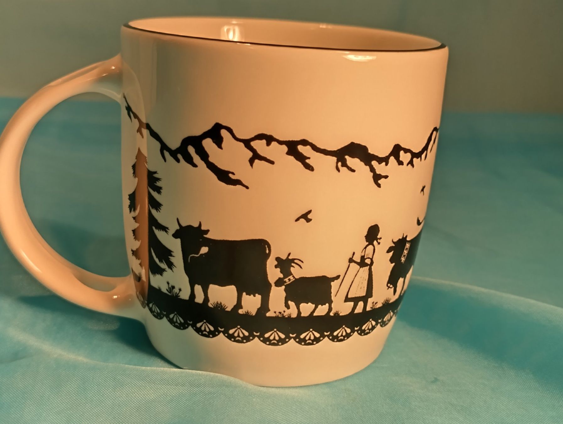 Tassen: Tasse mit Scherenschnitt – Neu (gemäss Beschreibung) aus Bellach von JingleCherry 2