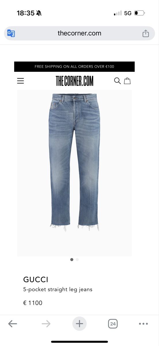 Gucci Jeans: Gucci jeans 29 1100€ – Gebraucht aus Barna von orbuyorcry