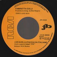 7 " ALUNNI DEL SOLE GLI / OMBRETTA COLLI CAREZZE / CON QUEL
