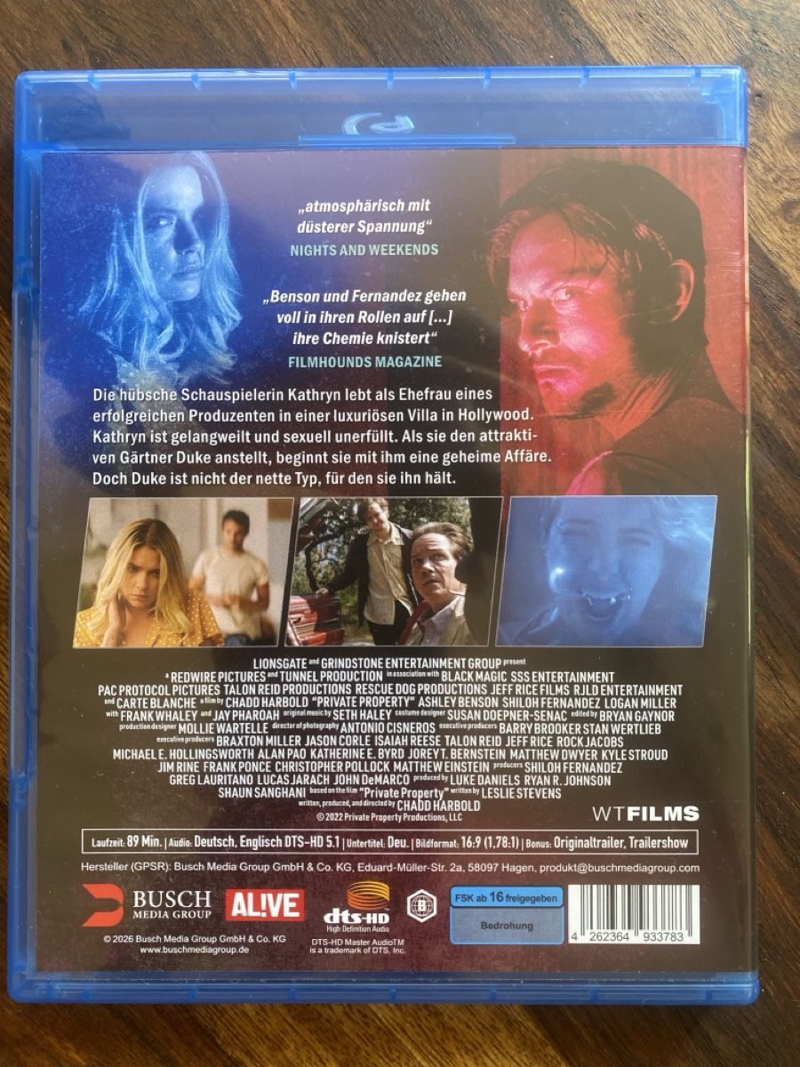 Tous les DVDs: Private Proberty – D'occasion à Burg AG par Lobo016 1