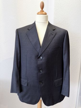 Ravazzolo Sartoria Anzug Dunkelgrau Gr. 50 – Made in Italy