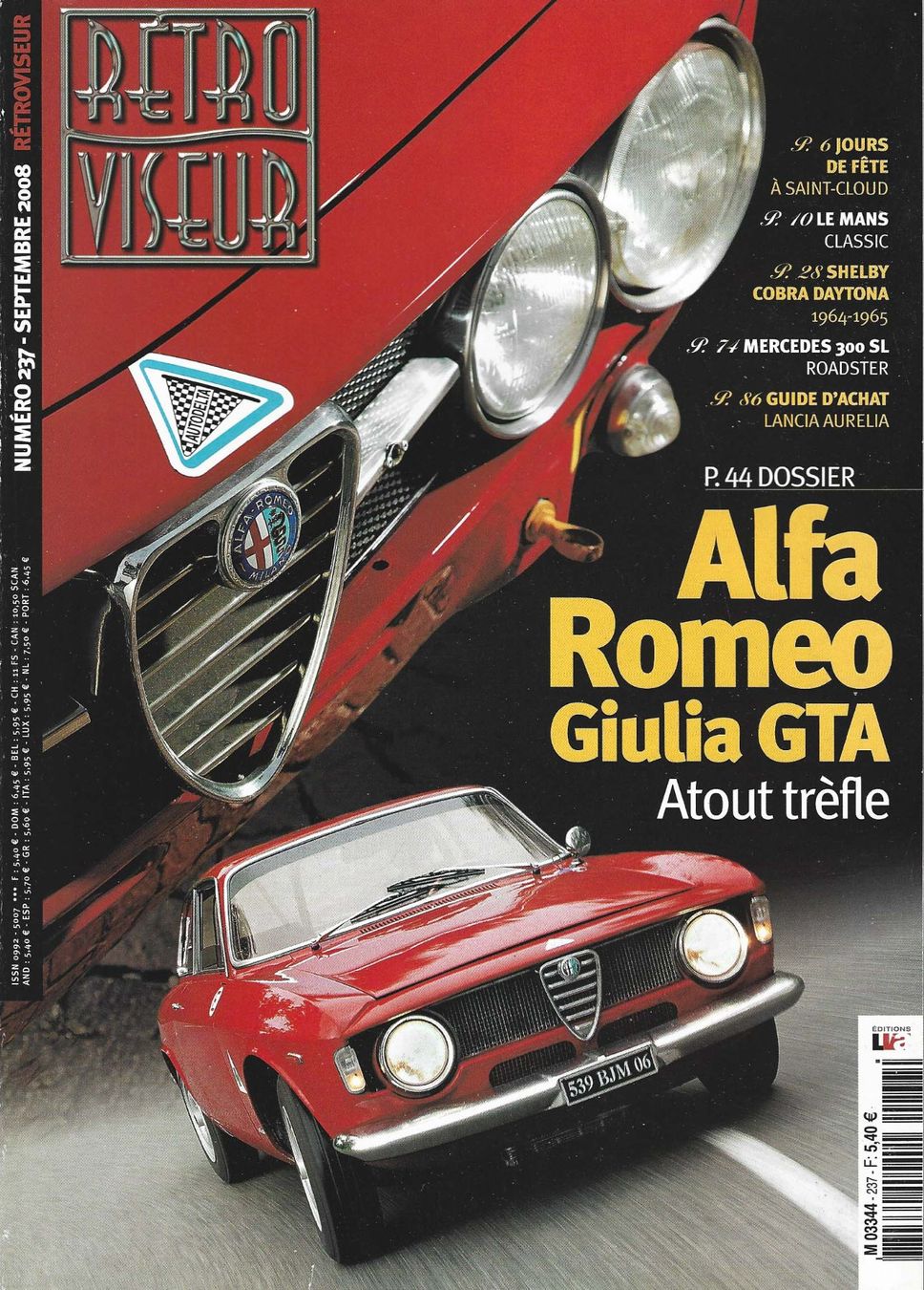Libri: Rétroviseur No 237, septembre 2008 – Usato da Fontainemelon venduto da Jice12