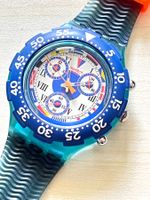Seltene Swatch Chrono 🐟 Sommer-Edition - 42mm, Blau