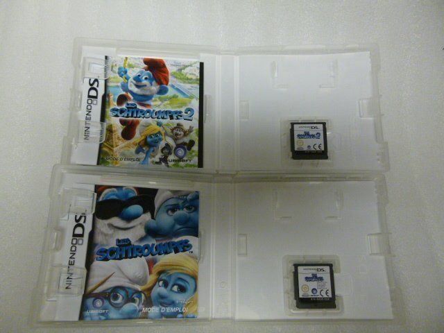 Nintendo Giochi: 2x  Les Schtroumpfs - Nr 1 + 2 - Nintendo DS – Usato da Pambio Noranco venduto da Pol69 2