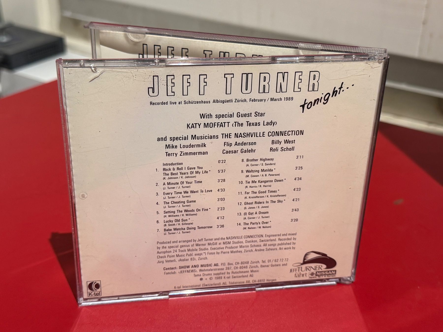 CD: Jeff Turner - Tonight - signiert! - KA01B – Usato da Küsnacht ZH venduto da Jazztilldawn 1
