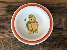 🐢💚 Niedlicher Kinderteller Schale Handbemalt Schildkröte