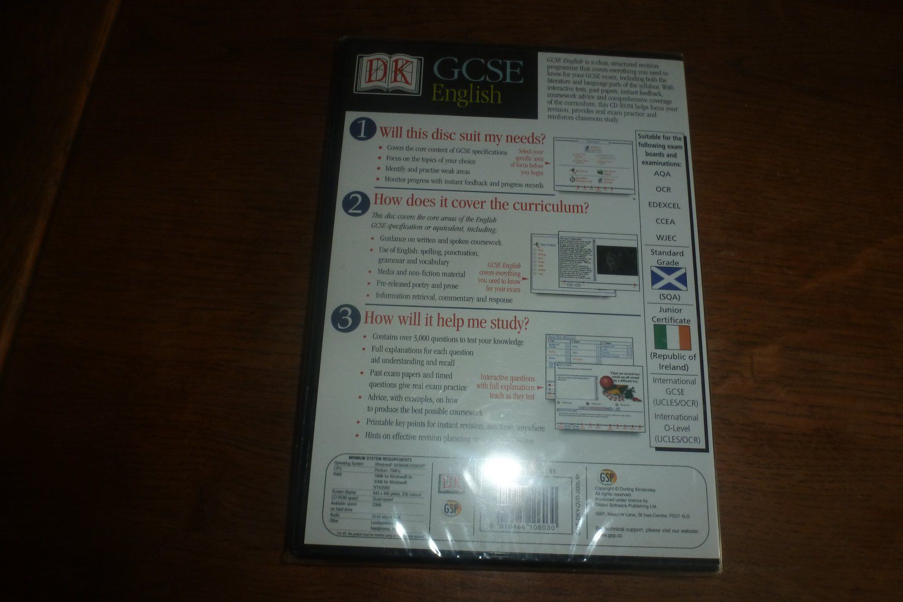 Applications: GCSE English PC CD-ROM – Neuf avec emballage d'origine à Emmen par newdeal1970 4