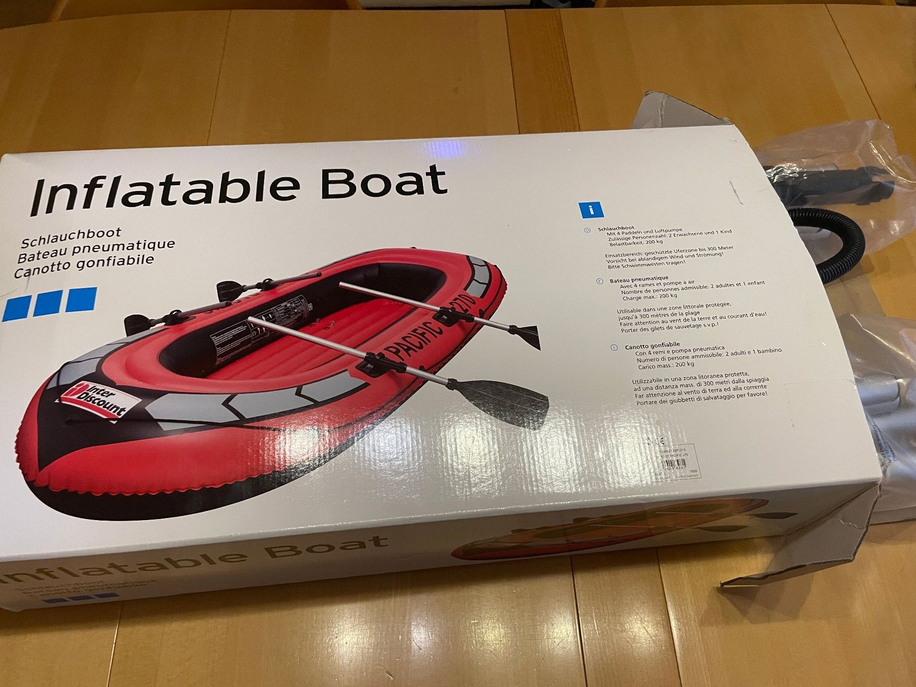 Barche: Neues Schlauchboot Pacific 270 cm Länge - rot – Nuovo (secondo la descrizione) da Affeltrangen venduto da Mowgli_123 2