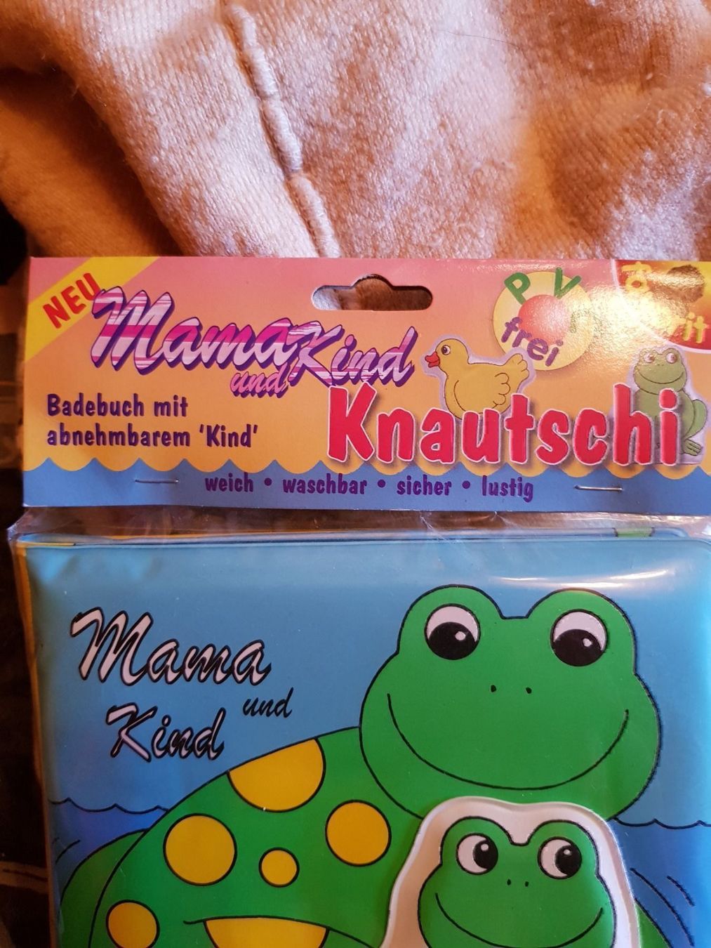 Libri: Knautschi Badebuch Mama und Kind – Nuovo e nell'imballaggio originale da Schwarzenburg venduto da Flamingo07 1