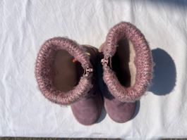 Stiefeletten lila mit Herz Grösse 25 Mädchen