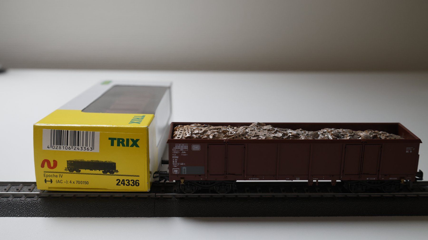 Trix Modellini di ferrovie: Trix 24336 Schrott-Transporter – Nuovo e nell'imballaggio originale da Fällanden venduto da Egon51 3