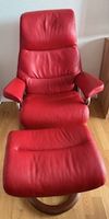 Stressless View M Relaxsessel mit Hocker-Leder, Top Zustand