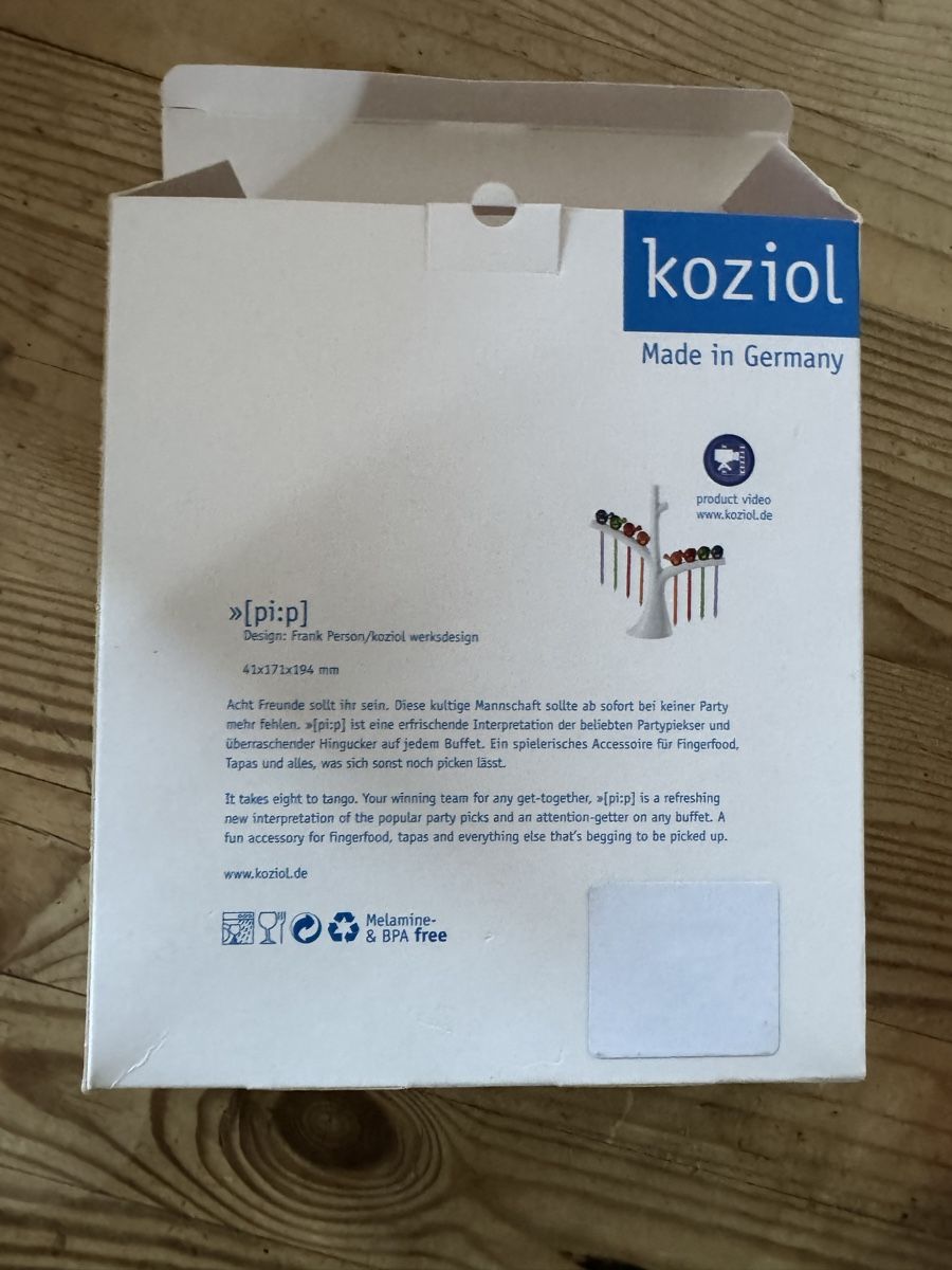 Koziol Autres décorations & accessoires: Koziol Pi:p - Support pour amuse-gueules neuf – Neuf avec emballage d'origine à Veyrier par kimedovapa 2