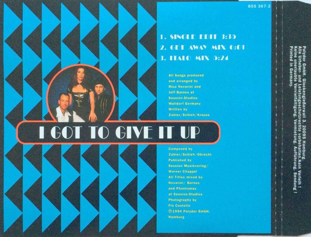 CD: MASTERBOY - I GOT TO GIVE IT UP – Usato da Bottens venduto da hotter-than-hell 1