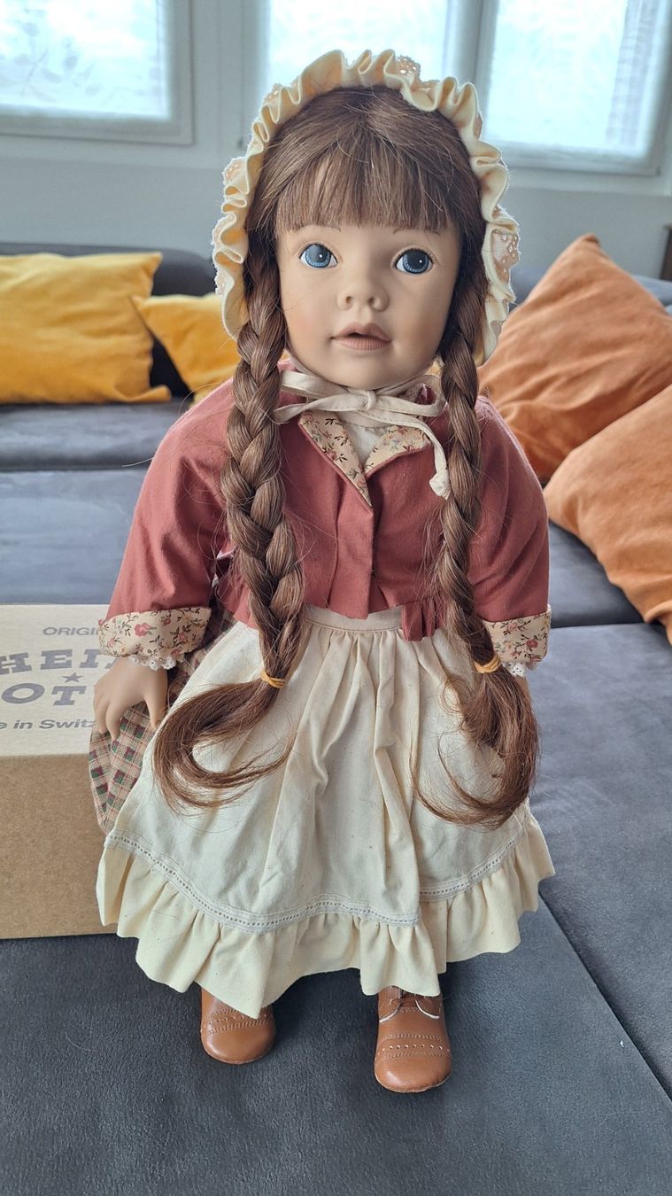 Heidi ott Puppen: Sammlerpuppe HEIDI OTT – Neu (gemäss Beschreibung) aus Muttenz von Biniruf