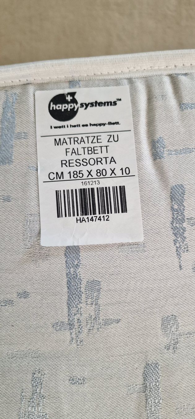 Happy Betten: HAPPY Klapp-/Feldbett - TOP ZUSTAND – Gebraucht aus Bellikon von Linnu7 2