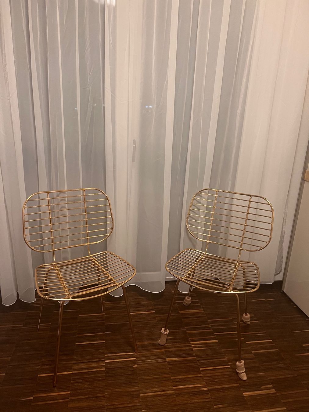 Westwing Sedie: Westwing Stuhl Chloé – goldfarben glänzend – einzeln oder 2 – Usato da Winterthur venduto da Janes01 1