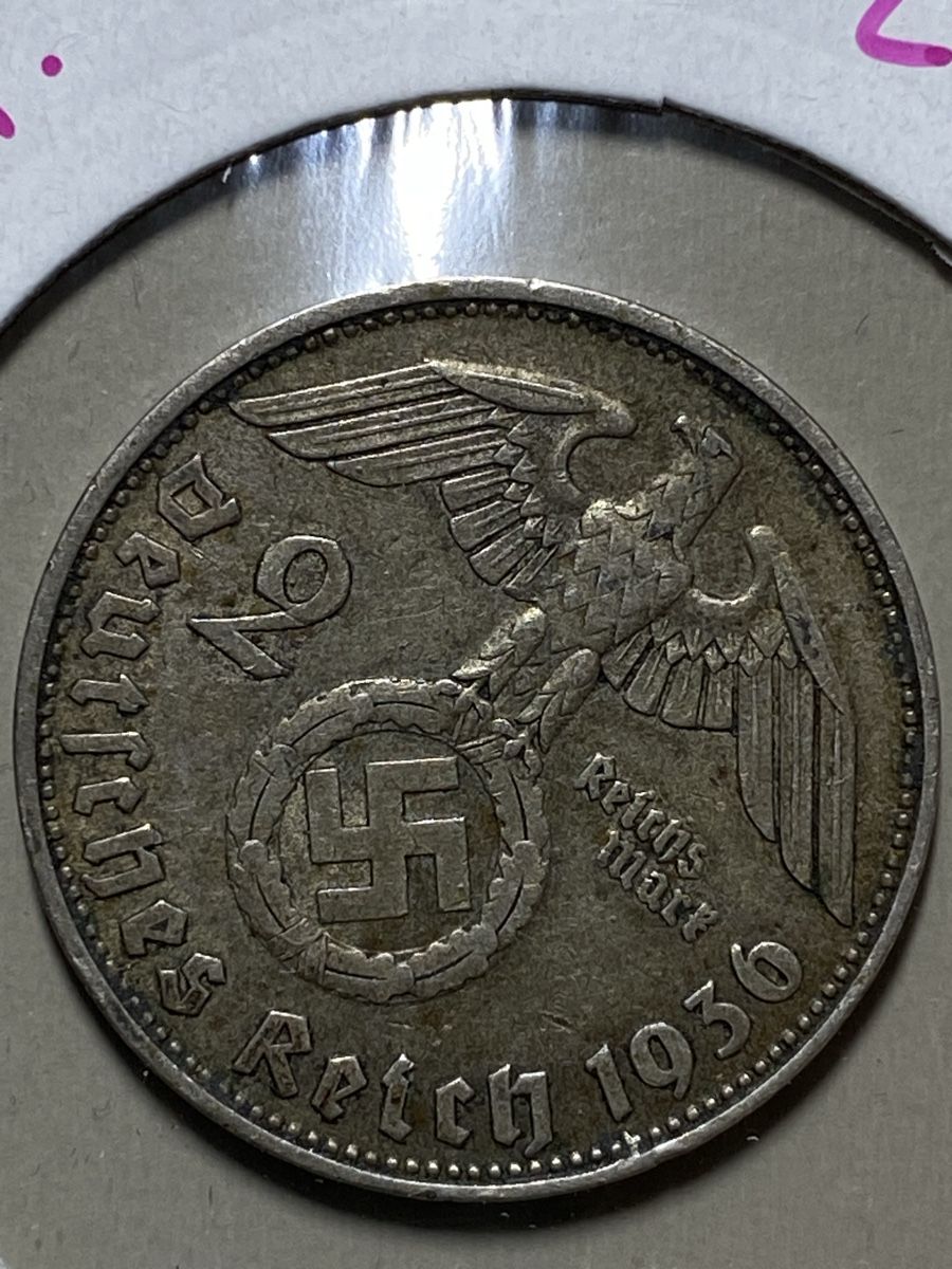 Tutti le monete: Allemagne - 2 Mark - 1936 D - AG  – Usato da Payerne venduto da Mike1682 1
