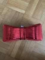 Rote Pailletten Clutch