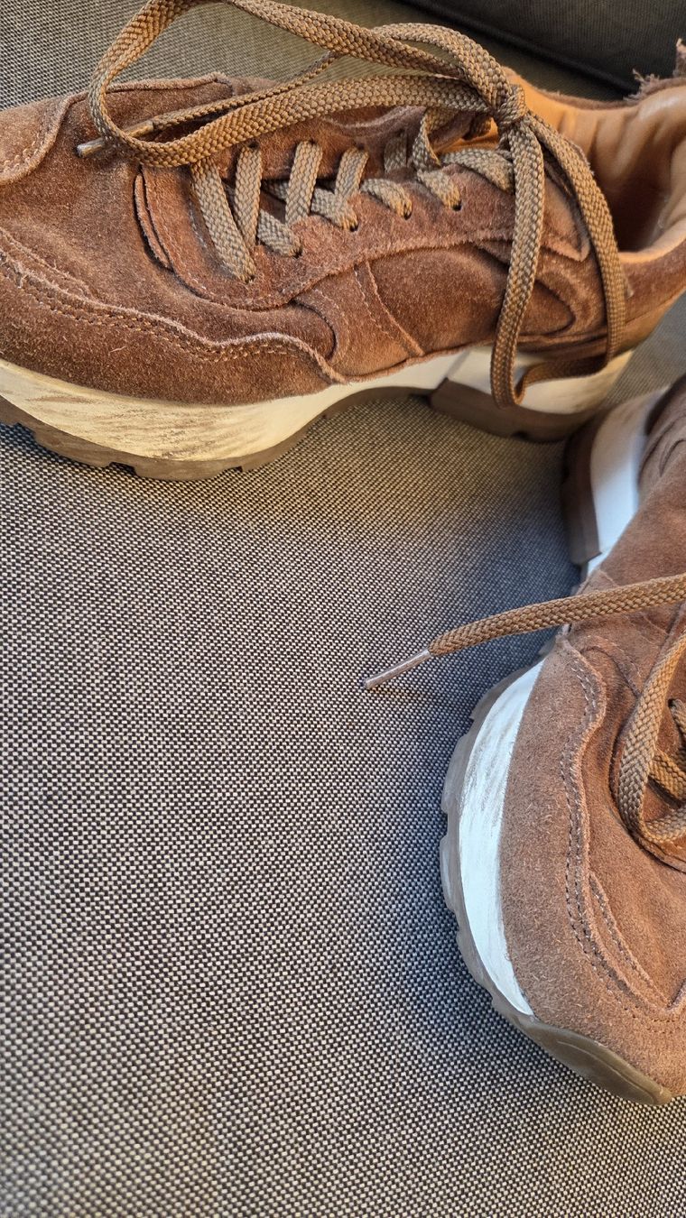 Massimo Dutti Scarpe da uomo: Massimo Dutti Sneaker braun Wildleder Gr. 38 – Usato da Kreuzlingen venduto da MeinKleinesAtelier 4