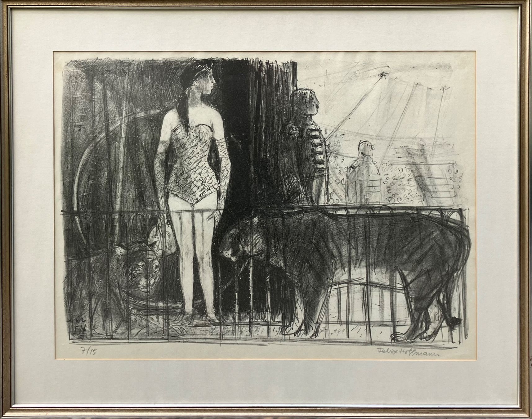 Grafica & Litografie: Lithographie Zirkus von Felix Hoffmann – Usato da Olten venduto da mir_59ch