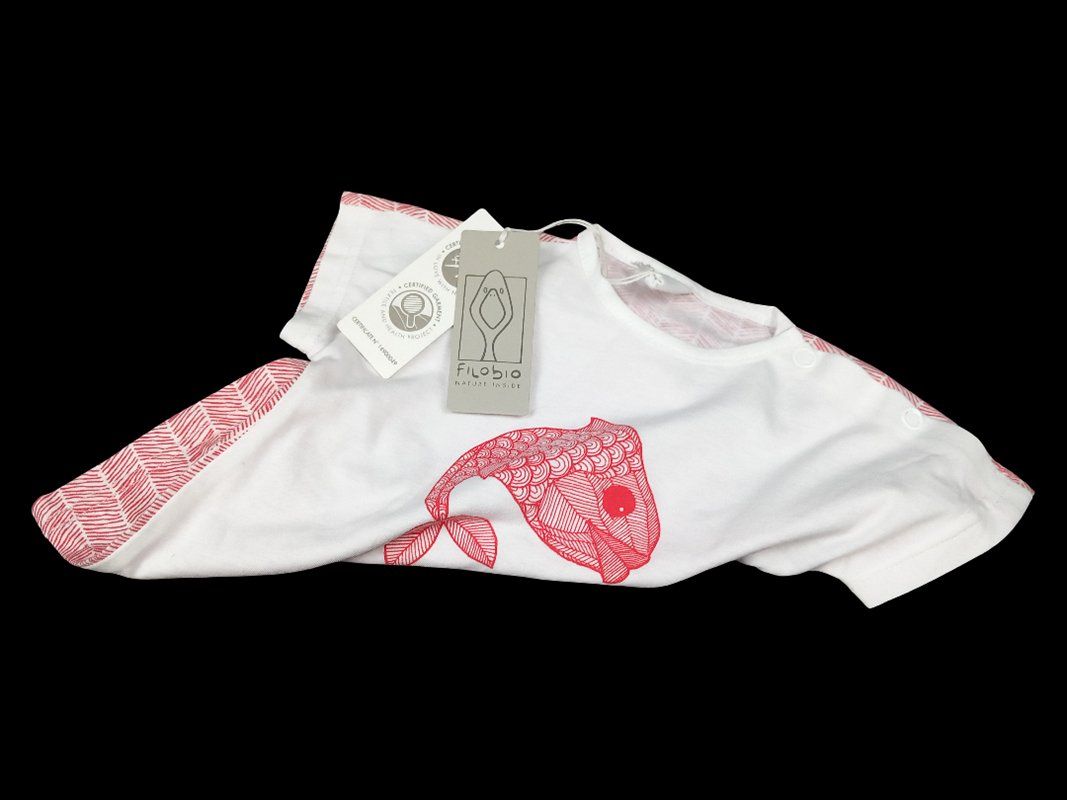 Blusen, T-Shirts & Tops: FILOBIO NATURE INSIDE Babyshirt, Fisch, 6 Monate – Neu (gemäss Beschreibung) aus Hünenberg von Restwert_Zug 2