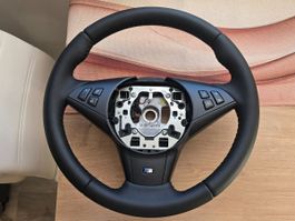 Neues Leder lenkrad BMW E60 E61 E60M E61M E63 E63M M5 BMW M6