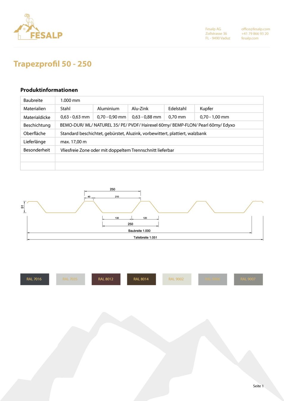 Altri materiali per l'edilizia: Trapezblech/ Holzabdeckung/ Scheunendach/Restposten – Nuovo e nell'imballaggio originale da Vaduz venduto da FESALP 3