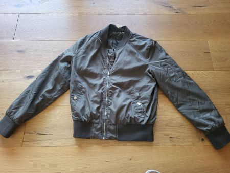 Veste bomber kaki, idéale pour la mi-saison – Taille S