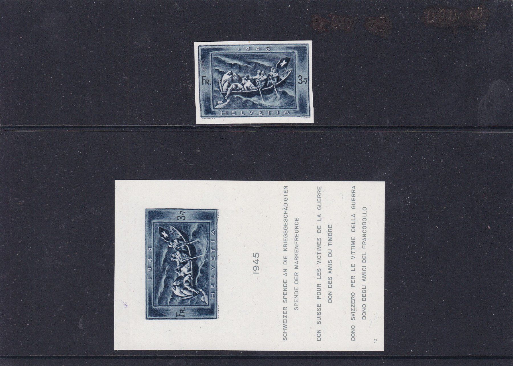 Tous les timbres: SCHWEIZ 1945 – Neuf (Voir description) à Gretzenbach par Sikim