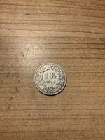 1 Schweizer Franken Silber Münze Jahrgang 1914