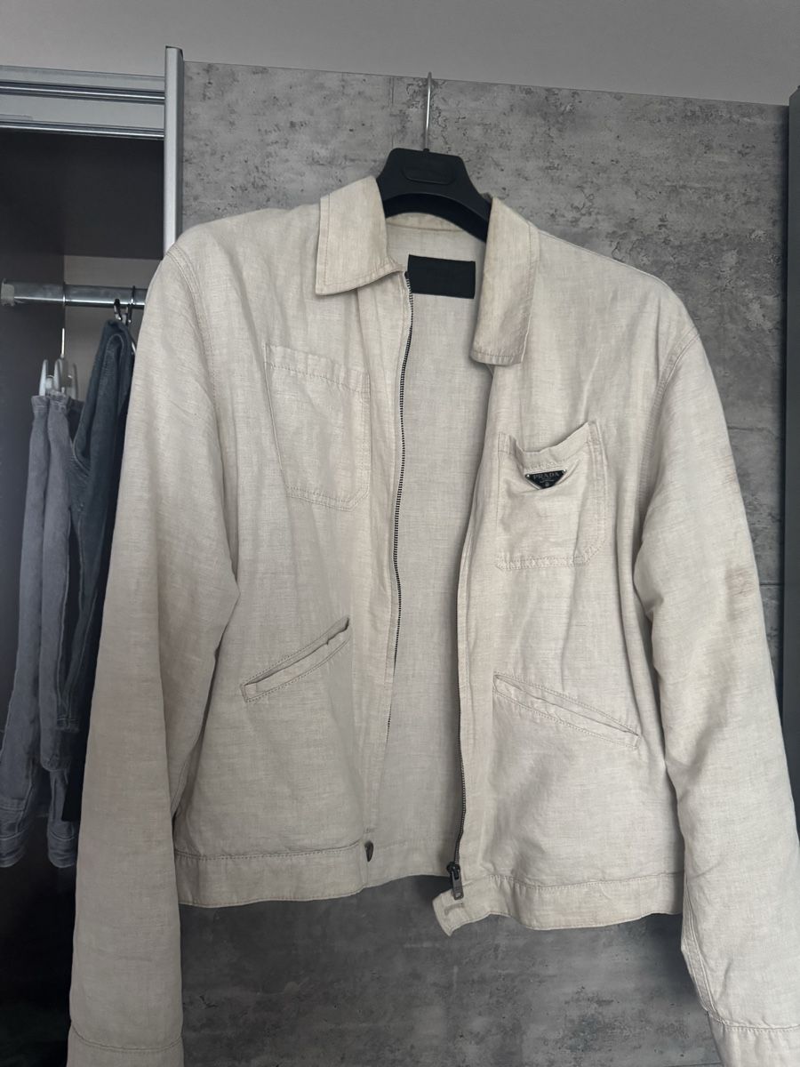 Prada Giacche: Prada Blouson aus Leinen – Nuovo (secondo la descrizione) da Wittenbach venduto da can_kpd8 1