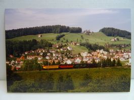 Foto Dampfzug BT Eb 3/5 mit Amor Express  Herisau  5.1991